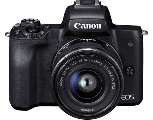 Зеркальный фотоаппарат Canon EOS M50 + объектив 15-45mm + сумка + карта памяти
