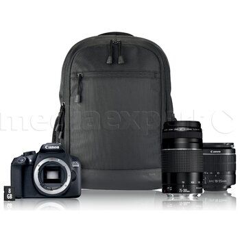 Фотоапарат Canon EOS 1300D 18-55 + 75-300 + рюкзак + SD 8GB + 100GB Irista