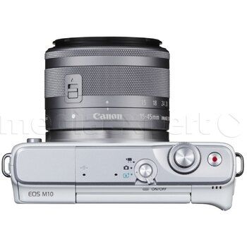 Фотоаппарат Canon EOS M10 White + объектив 15 - 45mm IS STM