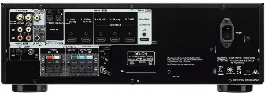 AV-ресивер Denon AVR-X250BT Black