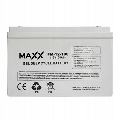 Акумулятор для ДБЖ Maxx FM-12-100 Gel Deep Cycle Battery 12V 100Ah