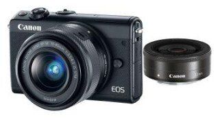 Фотоапарат Canon EOS M100 Black + EF-M 15-45mm + 22mm