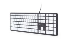 Клавіатура Gembird KB-MCH-02-BKW Black White