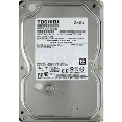 Внутрішній жорсткий диск Toshiba 1TB (DT01ACA100)