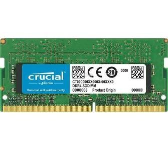 Оперативна память Crucial DDR4 16GB 2400 SODIMM CL17 (CT16G4SFD824A)