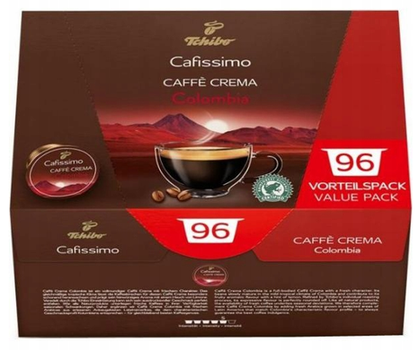 Капсули Tchibo Cafissimo Caffe Crema Colombia 96 шт