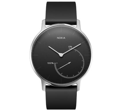 Спортивний годинник Nokia Activite Steel HR 36 мм Black