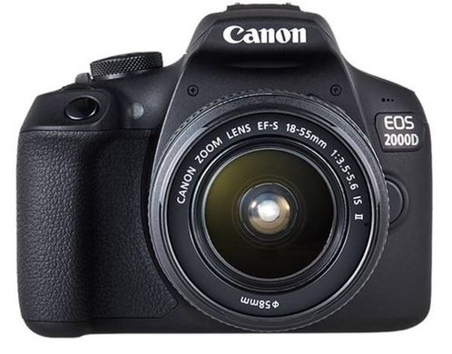 Дзеркальний фотоапарат Canon EOS 2000D + EF-S 18-55mm + акумулятор LP-E10