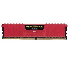 Оперативна память Corsair Vengeance DDR4 8GB 2400 CL16 (CMK8GX4M1A2400C16) red